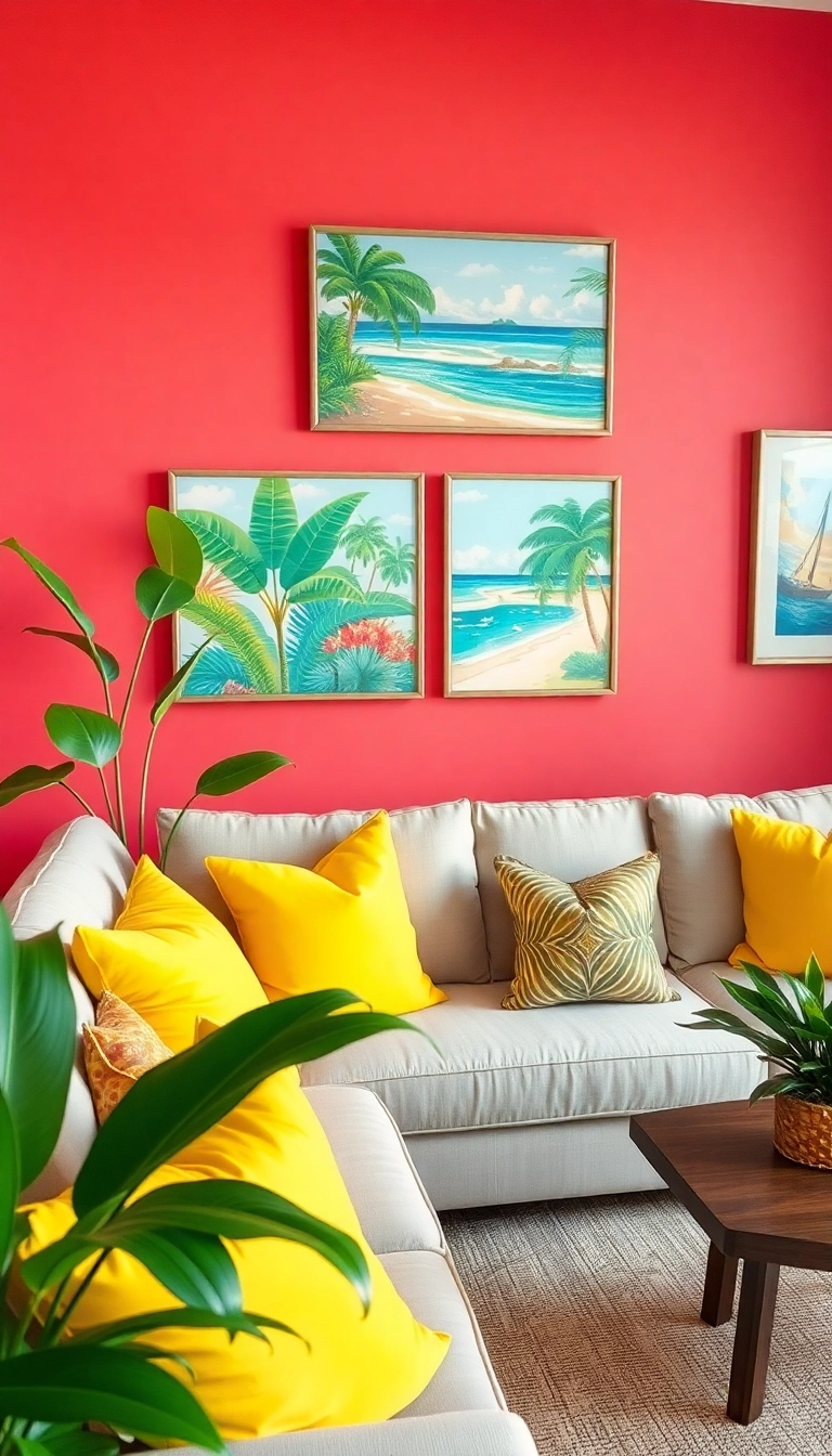 22 Tropical Modern Beach House Ideas That'll Make You Feel Like You're in Paradise! - 2. Tropical Color Palettes