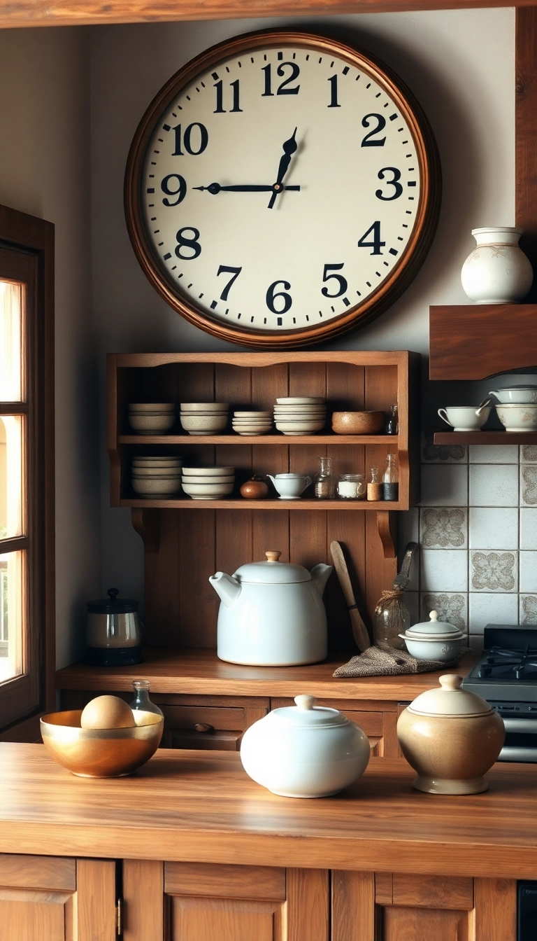 25 Stunning Old Farmhouse Decor Ideas That'll Make You Feel Right at Home! - 19. Vintage Clocks