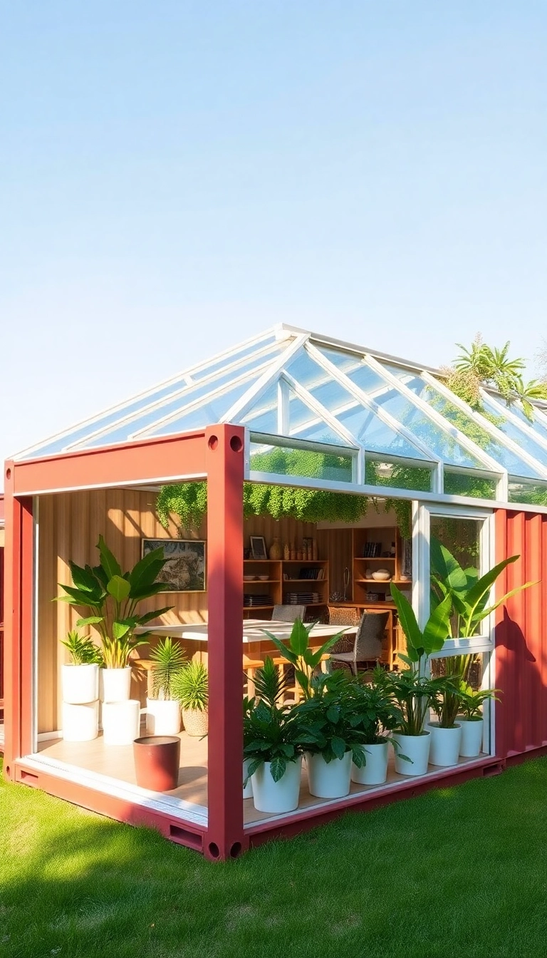 18 Eco-Friendly Container House Designs You Won't Believe Exist! - 7. The Greenhouse Container