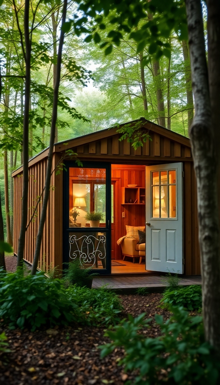 18 Eco-Friendly Container House Designs You Won't Believe Exist! - 18. The Sustainable Cabin