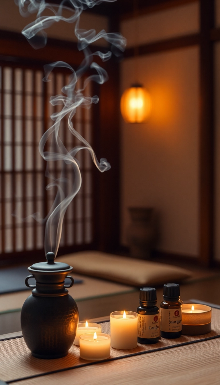 19 Gorgeous Japanese Tea House Inspirations That Will Make Your Home Feel Like a Tranquil Retreat! - 11. Serenity Through Scents