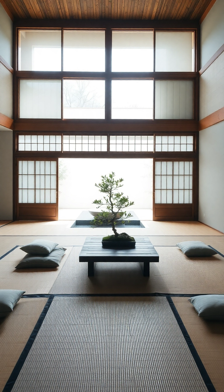 19 Gorgeous Japanese Tea House Inspirations That Will Make Your Home Feel Like a Tranquil Retreat! - 1. Minimalist Zen Retreat