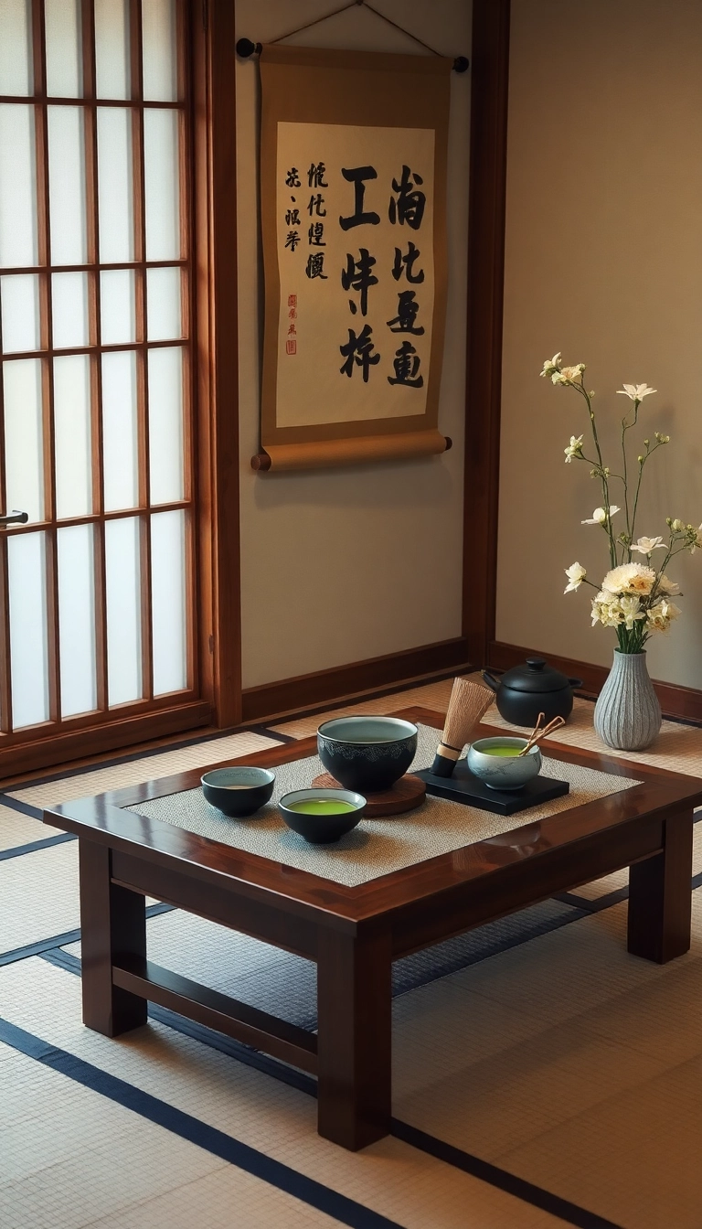 19 Gorgeous Japanese Tea House Inspirations That Will Make Your Home Feel Like a Tranquil Retreat! - 2. Traditional Tea Ceremony Space