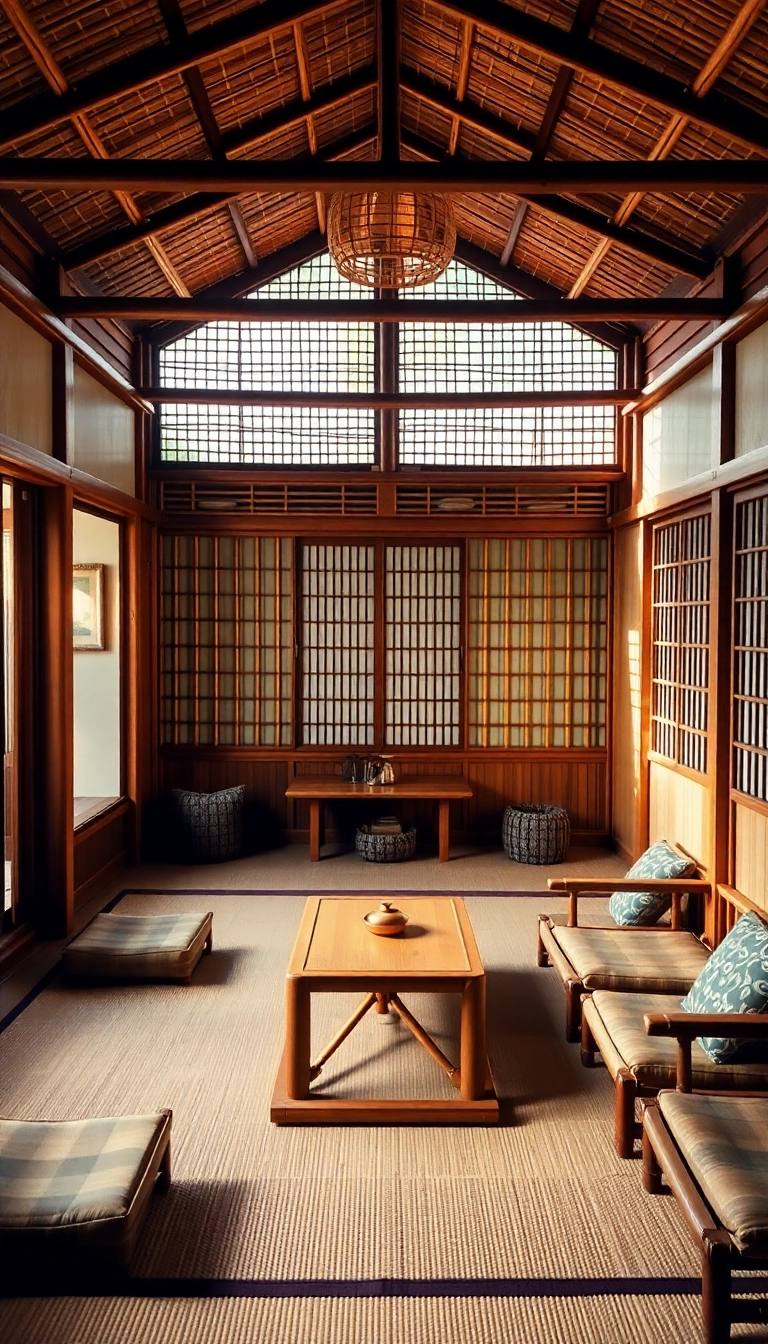 19 Gorgeous Japanese Tea House Inspirations That Will Make Your Home Feel Like a Tranquil Retreat! - 17. Incorporating Bamboo Elements