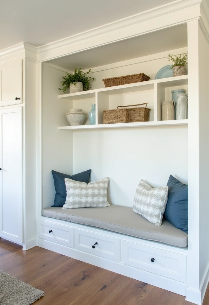 21 Beach House Interiors That'll Make You Want to Pack Your Bags Immediately! - 20. Custom Built-Ins